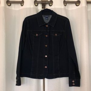 Dark Blue Denim Charter Club Jacket